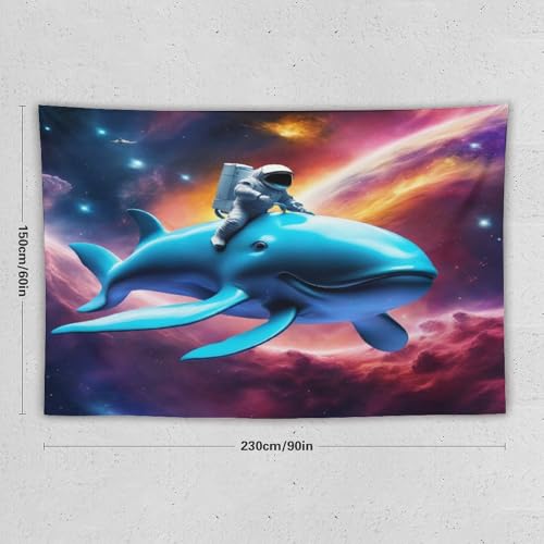 Tenture murale astronaute 150x230 cm : transformez une chambre triste en cosmos - 2