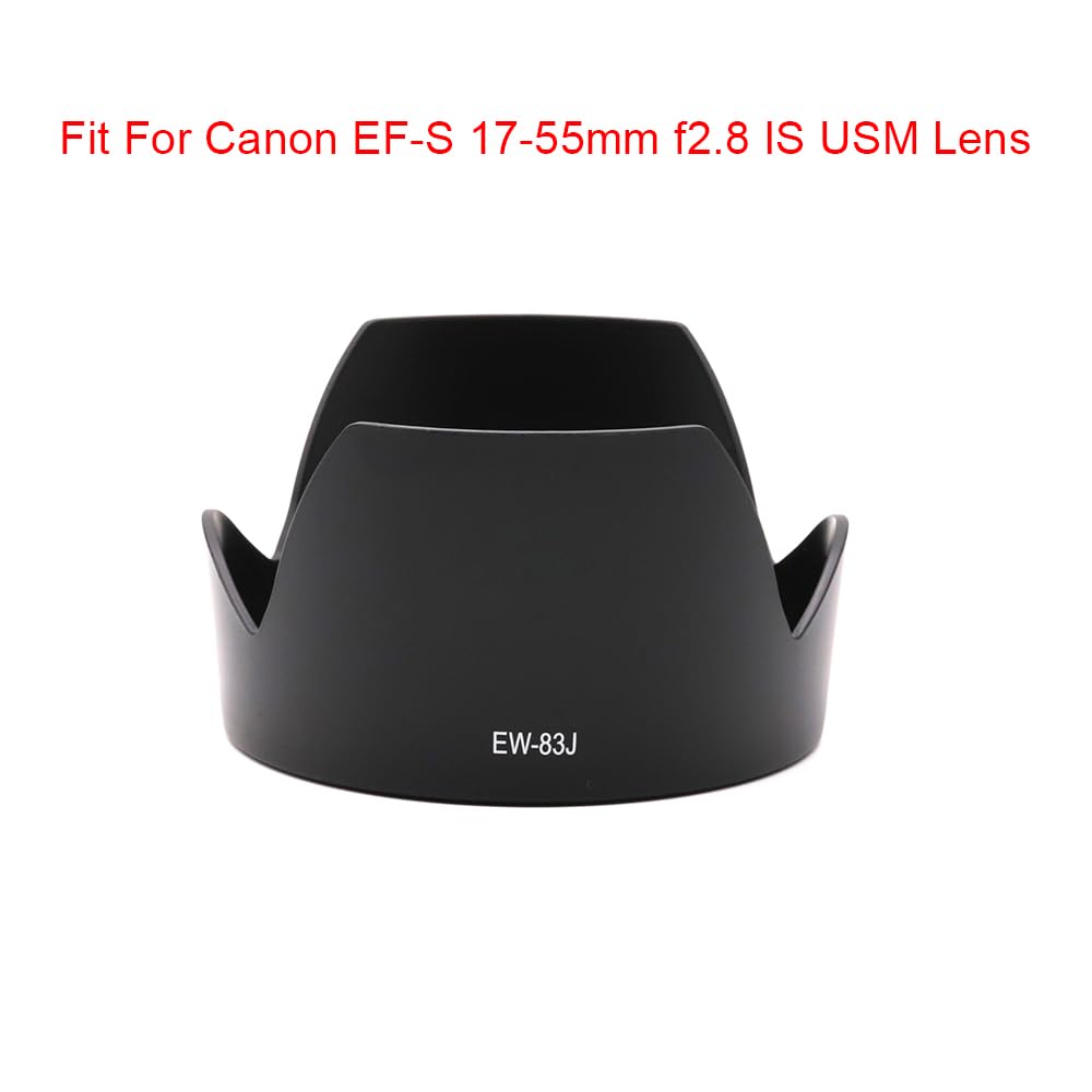 EW-83J Lens Hood for Canon EF-S 17-55mm f/2.8 is USM Lens ew
