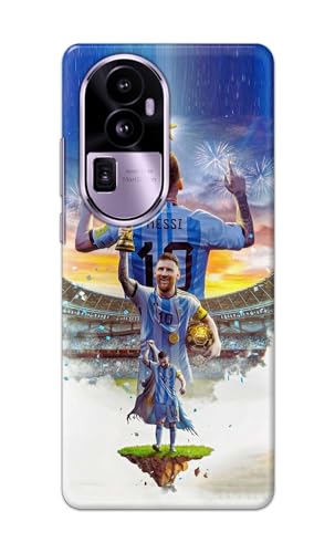 Image of Printed Hard Back Cover for Oppo Reno10 Pro+ Plus 5G Back Cover (Famous Football Player -J2) -190724(EA)