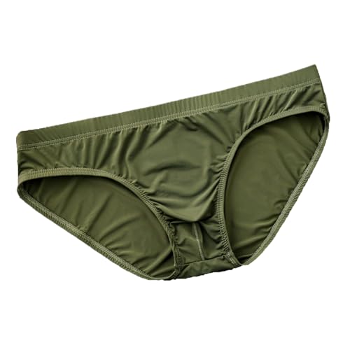 Briefs for Men Low Rise Stretch Seamless Breathable Underpants Athletic Solid Brief Soft Comfortable Fit Underwear