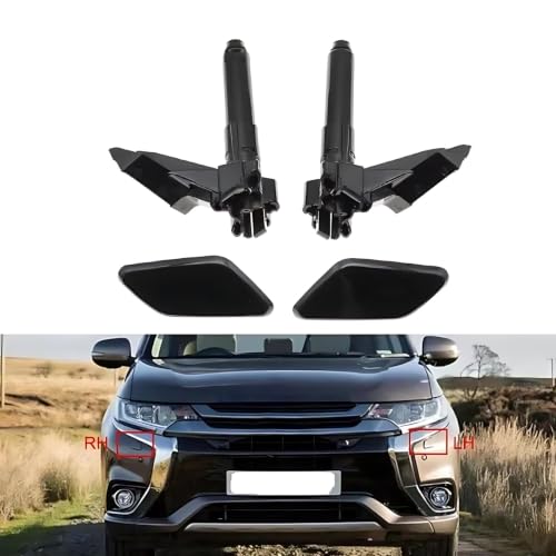 Cache lave-phare pour pare-chocs Mitsubishi Outlander ajustement précis