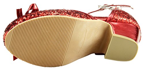 The Doll Maker Girl's Glitter Pump for Toddler/Little Kid/Big Kid Dress Shoes4