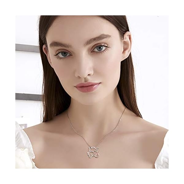 Mother-and-Daughter-Animals-Necklace-925-Sterling-Silver-Original-Mothers-Day-Birthday-Charms-Gifts-for-Mommy-Grandmom-and-Girls-Jewelry-Family-Present-Gift Mother and Daughter Animals Necklace 925 Sterling Silver Original Mother's Day Birthday Charms Gifts for Mommy Grandmom and Girls Jewelry Family Present Gift (Mama Elephant)