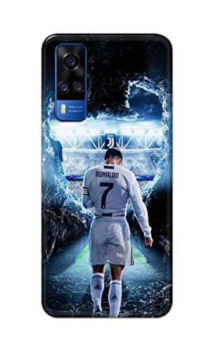 Image of Printed Hard Back Cover Case for Vivo Y51 (2020) | Vivo Y51A | Vivo Y31 Back Cover (Footbal Legend) -702