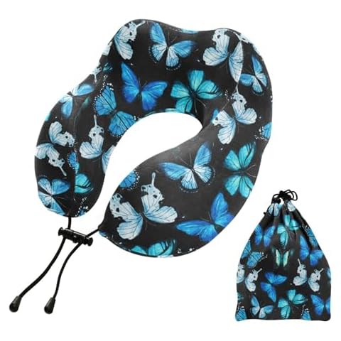 YETTASBIN Memory Foam Travel Pillow Cover