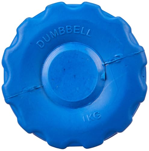Image of Kore PVC DM-1kg-Combo 167 Dumbbells Set and Fitness Kit for Men and Women Whole Body Workout, (Blue)