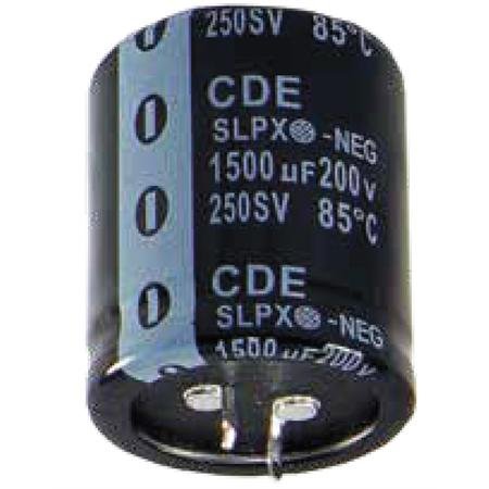 2200uF 80V 20% 25X30mm 85C Alum Elec Capacitor-2pack