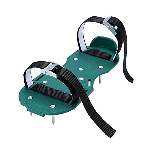 LINZI Lawn Aerator Shoes, Garden Scarifier Nail Spiked Sandals with Adjustable Straps, Universal Size Fits All Shoes or Boots for Effectively Aerating Lawn Grass Yard Soil 666100 2 LINZI Lawn Aerator Shoes, Garden Scarifier Nail Spiked Sandals with Adjustable Straps, Universal Size Fits All Shoes or Boots for Effectively Aerating Lawn Grass Yard Soil 666100 - Image 2