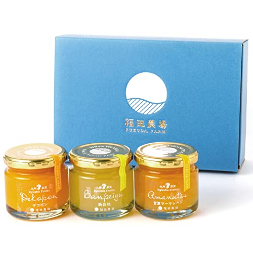 【公式】福田農場 夏ギフト 敬老の日ギフト 食べ比べ 3種 九州果実ジャム 熊本みかんジャム3個セット デコポン/甘夏/晩白柚 (120g×3個) みかん オレンジ マーマレード 人気