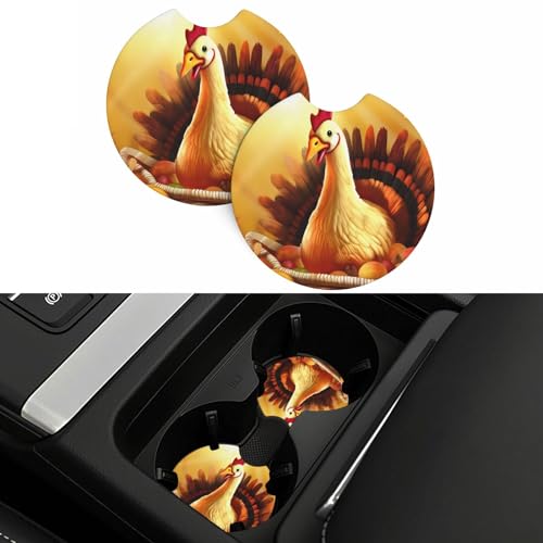 Set de 2 Portavasos para Auto Neopreno Negro miniatura 7