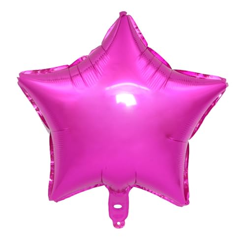 Image of MEETINGU Star Balloons,18 Inch Rose Mylar Star Foil Balloons for Baby Shower, Wedding, Magical Prom or Engagement Party Decoration(10psc)