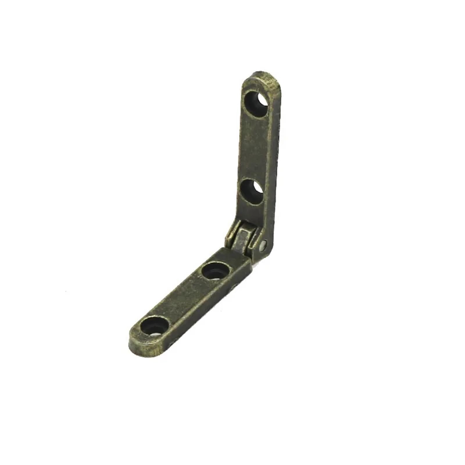 Kdhcvkz Black 50Pcs Zinc 90 Degrees Open Jewelry Box Hinge With Screws Furniture Hinge(Black)