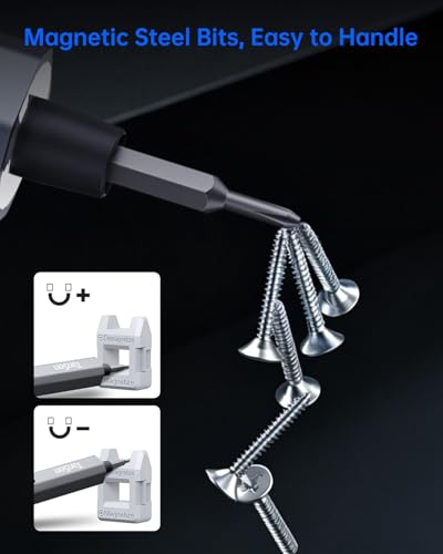 Perceuse magnétique et mini tournevis électrique haute précision 66 pièces - 8