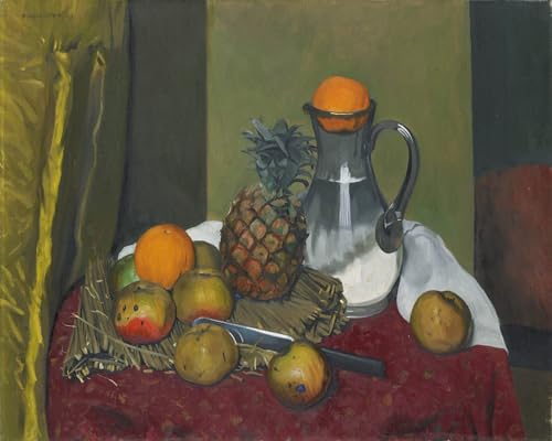 Prints Toile Peinture Murale Fruits de Félix Edouard Vallotton, affiche décoration salon 60x90