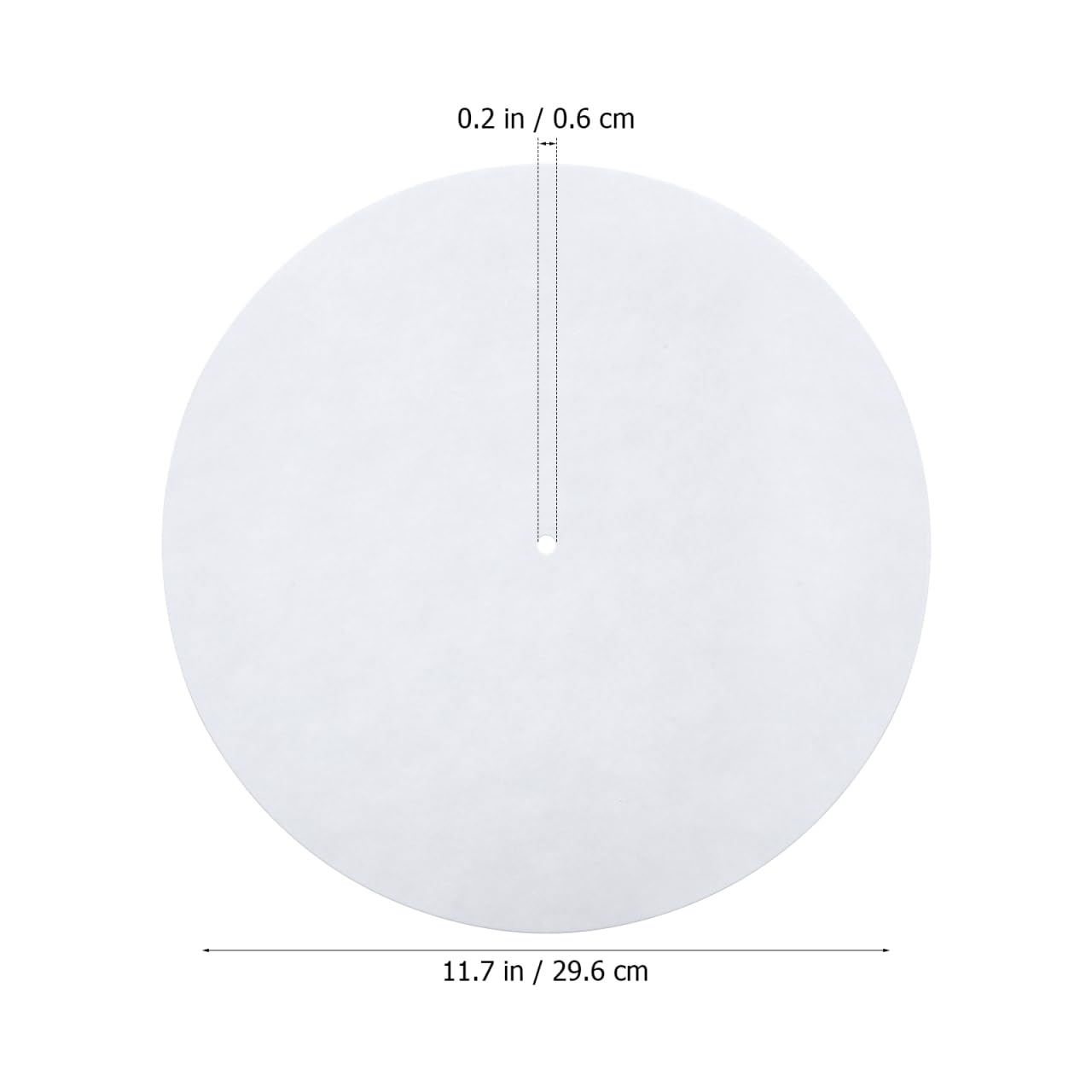 White Turntable Mat for 12'' Vinyl Record Player: Anti-Static Turntable Platter Mat - Anti-Slip Vinyl Slipmat to Reduce Noise Due to Static and Improve Sound Quality - Tighter Bass Quality
