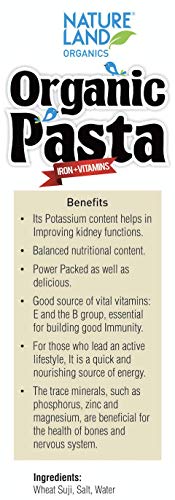 Image of Natureland Organics Pasta Fusilli 250gm (Pack of 3) - Organic Pasta
