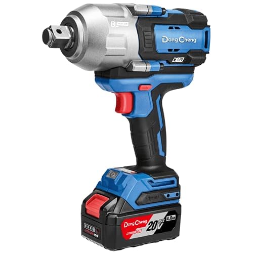 DongCheng 20V Cordless Impact Wrench | Brushless Motor | 1288 N.M Max Torque | 1700 N.M Nut Busting Torque | (3/4") 19mm Square Drive | 2 X 5.0Ah Lithium-Ion Battery | 1 X Charger | Heavy Duty |-image-28