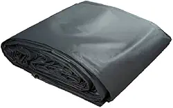 Lona PVC Emborrachada para Caminhão, Preta, Antichamas, 3x4 Metros, 500 Micras, Cobertura Vinil