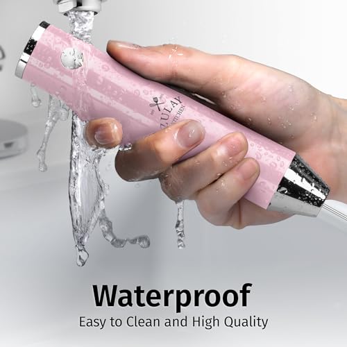 Image of Zulay Kitchen Rechargeable Milk Frother Handheld - Frother Wand, Drink Mixer, Electric Whisk Frother, for Cappuccinos, Matcha & Protein Powder - Lux Double Whisk 2 Speed Waterproof 2000mAh Pink