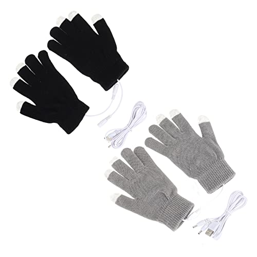 Guantes calefactados USB evitan manos frías guantes térmicos pantalla táctil