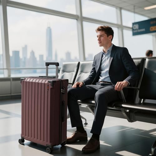 Luggage Sets 5 Piece,Hardside Luggage with Spinner Wheels, Lightweight ABS Hard Shell Travel Luggage with TSA Lock for Family Trips, Business,Vacation - Image 3