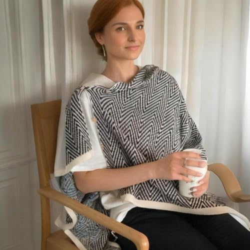 Pashmina Shawl Wraps Women Cute Knitted Shawls and Wraps Cardigan Cape Wool Cashmere Shoulder Top Sweater Shawl Scarf 20254