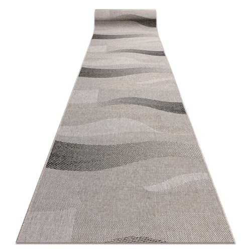 Tapis de sol Sizal Floorlux 20212, tissage haut de gamme argenté