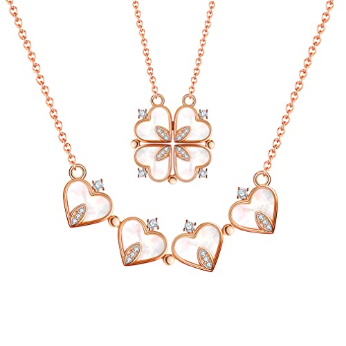 Pendentifs de trèfle en maille ajustable parfaits pour un layering de colliers réussi