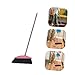 WHAMVOX Long Handle Cleaning Broom Hair Cleaning Broom for Floor Flat Side Scrub Brushes Random Style