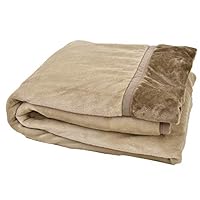 ふんわり　綿入り掛け毛布　ブラウン　ダブル 4188WqBklmL._SS200_.jpg