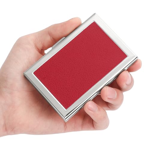 Image of Credit Card Holder Wallet for Women Men Stainless Steel Metal Card Case RFID Blocking Business Card Protector Case with 6 Slots