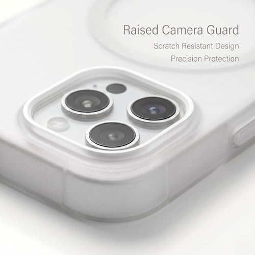 Image of amazon basics Luxury Paper Thin Case Cover for iPhone 15 Pro 5G | Matte Finish | Compatible with magsafe | (White, iPhone 15 Pro 5G)