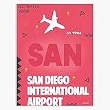San Diego San Airport Vinyl Decal Wall Laptop Bumper Sticker 5"