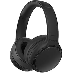 Panasonic RB-M300BE-K Bluetooth Over-Ear Kopfhörer – Sprachsteuerung, XBS – Extra Bass, 50 Stunden Akkulaufzeit, schwarz