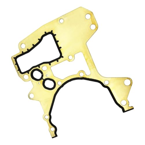 Wsdsgz Junta de cubierta de sincronización de motor resistente con tecnología de sellado mejorada, sello resistente a altas temperaturas para junta de cubierta de distribución de metal automotriz