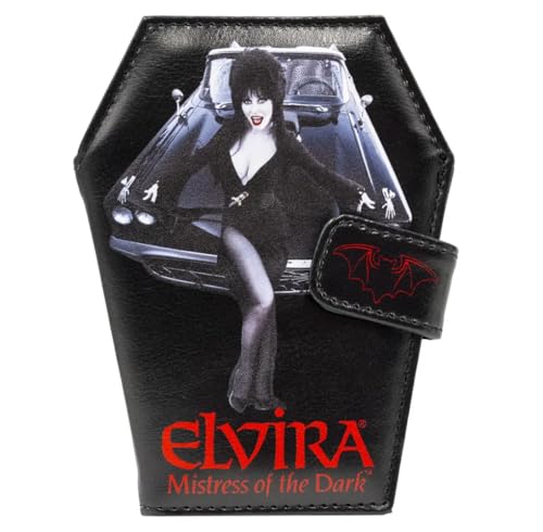 kreepsville 666 Elvira Mistress of the Dark Macabre Mobile Gothic Coffin Wallet