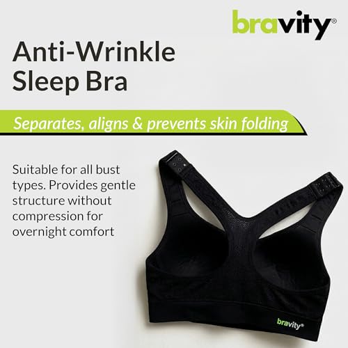 Image of Anti-Wrinkle Sleep Bra for Women - Prevent Cleavage Wrinkles & Chest Creases, Night Bra for Side Sleepers