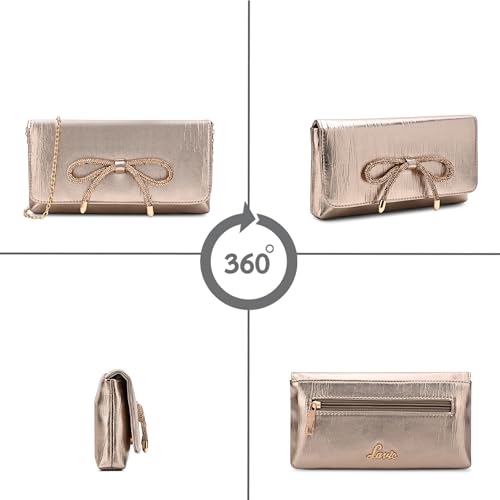 Image of Lavie Women's Crush Bow Emvelope Clutch | Ladies Purse | Gift For Women