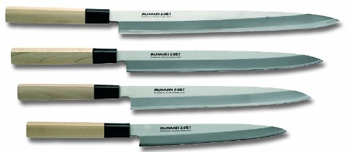 Couteau à poisson YANAGI SASHIMI professionnel. Vanadium au tranchant exceptionnel biseautée d’un seul côté.L 330 mm.