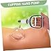 Outanaya Handheld Vacuum Cupping Pump Accessories Manual Air Exhaust Tool for Body Cupping Therapy Massage Treatment and Home Use