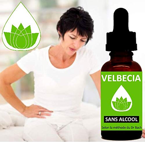 Fleurs de Bach Ménopause SANS ALCOOL Velbecia 30 ml - Mélange Fleurs de Bach Original - Pour atténuer les bouffées de chaleur et être moins irritable