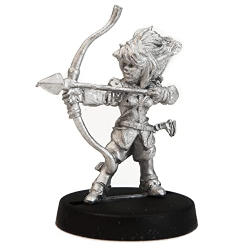 Stonehaven Gnome Archer Miniature Figure (For 28Mm Scale Table Top War Games) - Made In Usa #TOP18