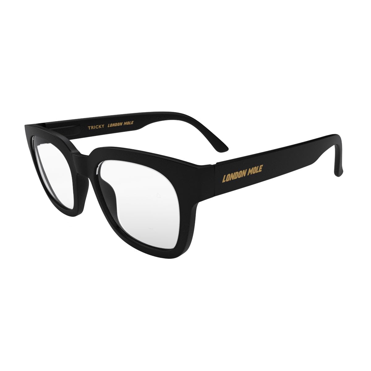 LONDON MOLE® Tricky reading glasses, Matt Black, 140 x 50 mm - Image 3