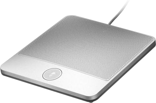 Microphone de conférence Yealink CPE90 argent extension audio pour table de réunion - 4