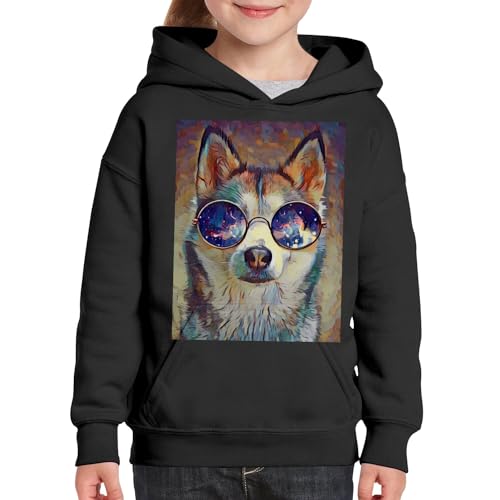 Sweat à capuche enfant husky tissu premium de qualité supérieure durable