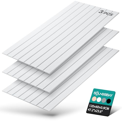 Soundproof Wall Panels Self-Adhesive, 3 Pack Large Acoustic Panels 47.2