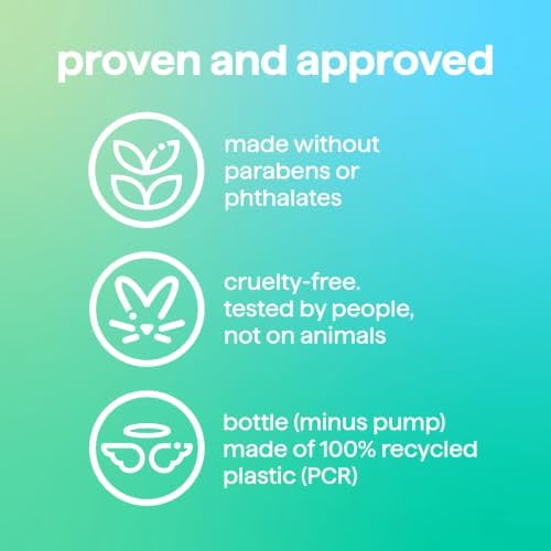 Method Foaming Hand Soap, Biodegradable Formula with Foaming Soap Dispenser Made of 100% Recycled Plastic, Waterfall Scent, 300 ml Soap Pump Bottles, 3 Pack, Clear — view 6