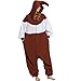 WAWRTOU Adult Anteater Onesie Pajamas Animal Cartoon Cosplay Halloween Costume Sleepwear for Men Women