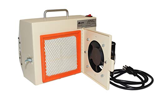 Buffalo Dental Portable Opti Workstation Cabinet - Large Viewing Window, For Laboratory Tools Sandblasting Machines, Air Blast Equipment, with Suction, 120 V AC, 11 x 8.5 x 12 Inches, 14 lbs (36560)