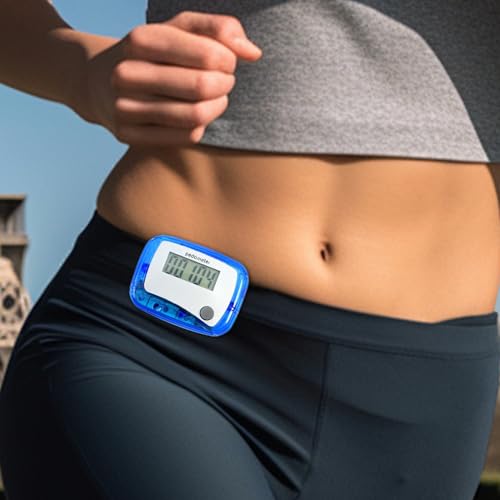 Schrittz&auml;hler | Kn&ouml;chelschrittz&auml;hler - T&auml;glicher Ziel-Monitor, digitaler LCD-Schrittz&auml;hler f&uuml;r Outdoor, Wandern, Workout, Abenteuer, Schwimmen, Indoor-Reisen, Sport